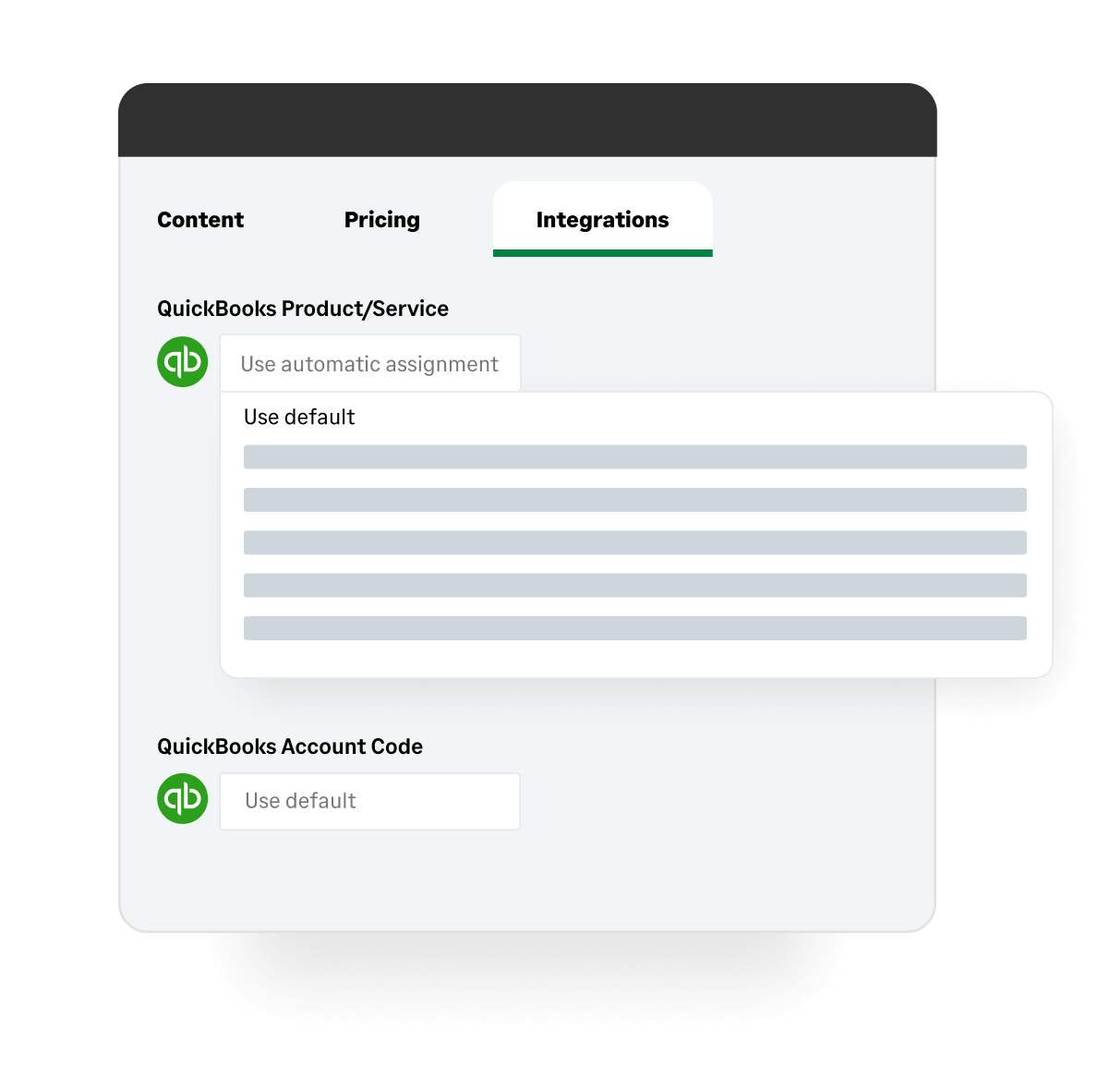 Quickbooks - automatic assignment